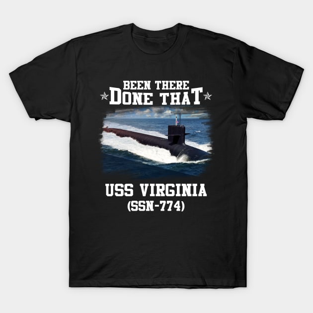 USS Virginia SSN-774  Veterans Day Christmas Gift T-Shirt by gussiemc